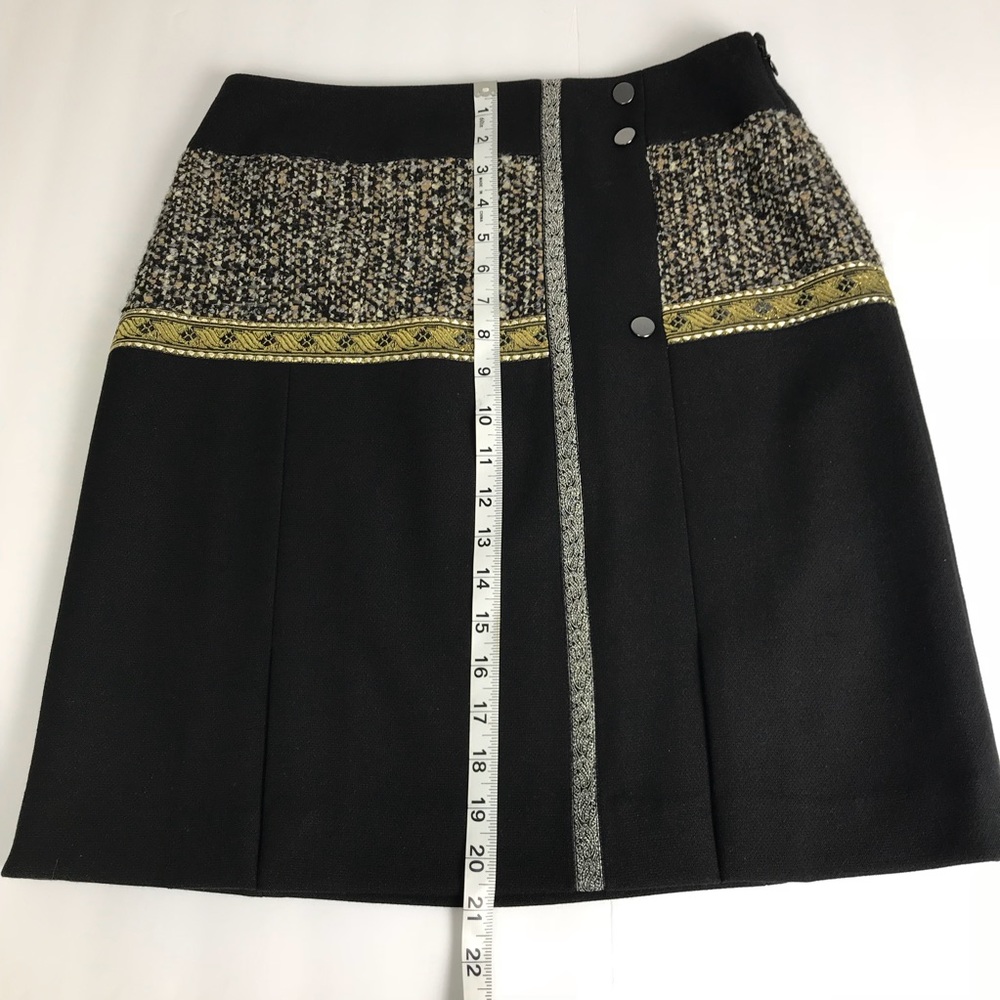 Etcetera Women's Pencil Skirt Size 4 Black/Gold - Picture 5 of 7
